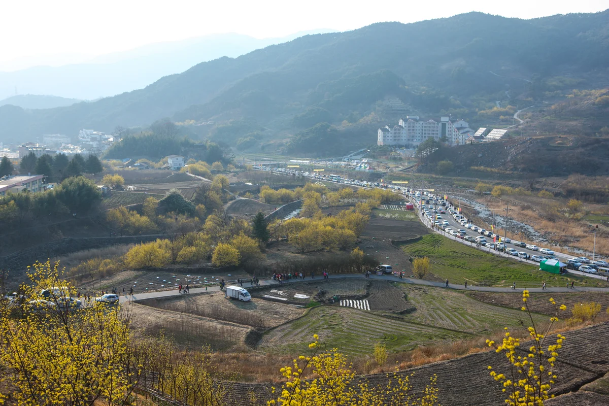 구례산수유마을 풀빌라: 도화온천풀빌라 - 구례 여행
